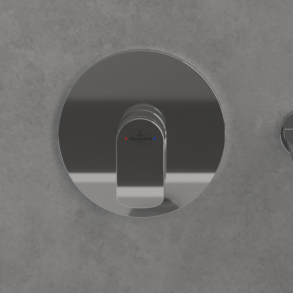 Lifestyle image of Villeroy & Boch O.Novo Chrome Single Outlet Mixer Valve